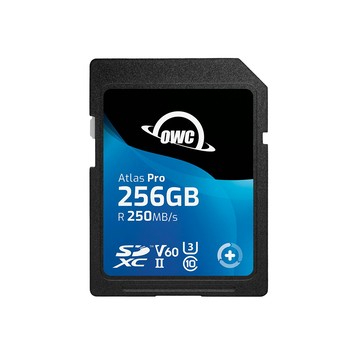 OWC Atlas Pro - 256GB SDXC UHS-II V60 記憶卡