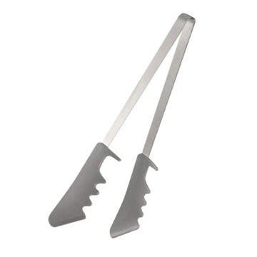 FaSoLa 多用途加長柄食物料理夾  灰色  23x3.4cm  2支