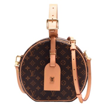 LV Louis Vuitton路易威登 M43514經典PETITE BOITE CHAPEAU系列帆布手提/斜背包