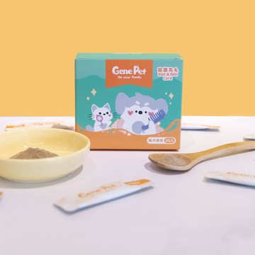【GenePet】貓狗亮毛粉（30包/盒） | 亮毛粉 適口性佳 寵物保健 犬貓適用 | 呵護皮膚健康，維護毛髮結構