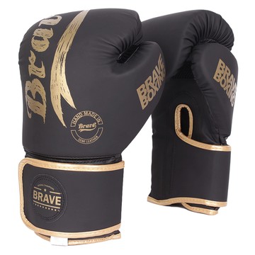 Brave 力量訓練拳擊手套  S(283g)  1雙  金色 黑色