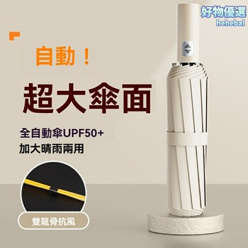 【一鍵全自動】雙人雨傘 自動傘 摺疊傘 晴雨傘 超大號 24骨加固 防風防暴雨 家用車用 男女通用