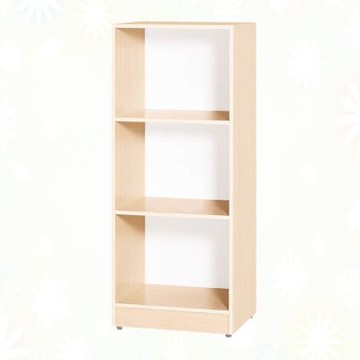 文創集-南亞塑鋼    莫尼 南亞塑鋼1.6尺開放三格中高收納櫃-48.4x40x120cm免組