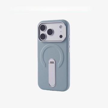 磨砂素皮 旋轉站立支架 磁吸支點殼 防摔殼 適用 iPhone 17 16 14 13 Pro Max 手機殼