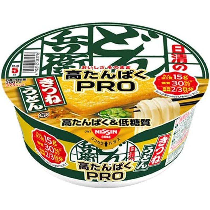 日清食品 日清のどん兵衛PRO 高たんぱく低糖質 きつねうどん 88g×12個入