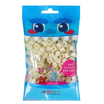 韓國 Color Story - 免燙拼豆-補充包280顆(夜光白/8mm)