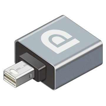 魔宙 Mini DP 公 轉 DP 母 8K 60Hz 1.4版鋁合金影音轉接頭  1個  單一商品