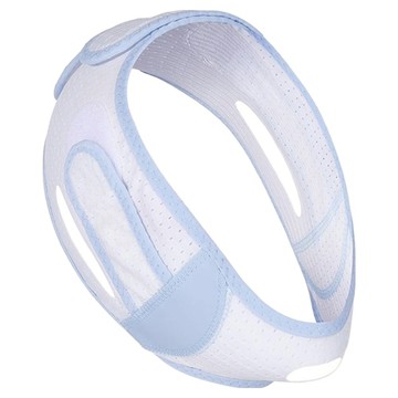 YUNMI 石墨烯紅外線瘦臉帶/V臉帶/瘦臉面罩/止鼾帶  1個  白藍色  60 x 37 x 5cm