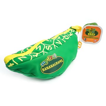 BANANAGRAMS 香蕉拼字 字母遊戲  黃色 + 綠色  1組