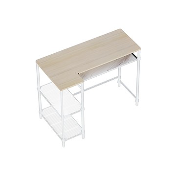 【dayneeds】極致收納旗艦書桌-基本款 多款可選白色-左凸