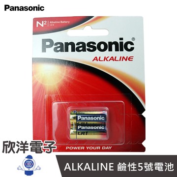 Panasonic 國際牌 ALKALINE 鹼性電池 5號電池 2入 (LR1T/2B) 大電流 1.5V