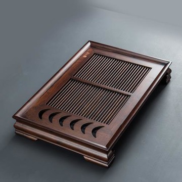 祥福茶盤家用簡約功夫茶具日式排水茶臺客廳抽屜式輕奢瀝水臺托盤