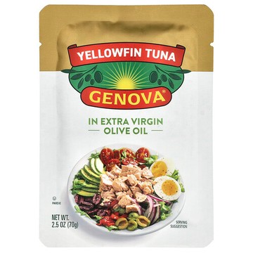 Genova, 黃鰭金槍魚，載於高級初榨橄欖油中，2.5 盎司（70 克）
