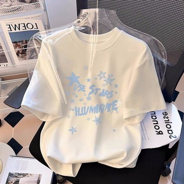 ✨台灣出貨✨短袖t恤女童2026新款夏季中大童洋氣寬鬆百搭卡通兒童上衣服潮流