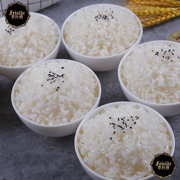 假菜 仿真白米飯菜品道具模型食物食品假菜樣品飯店美食菜肴模具擺件【林之舍】