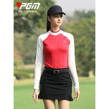 2025高爾夫服裝女士打底衫秋季保暖防曬運動長袖上衣T恤女裝衣服