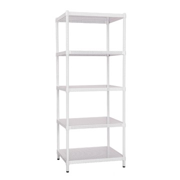 【dayneeds】極致美學 90x35x180公分五層烤白沖孔層架