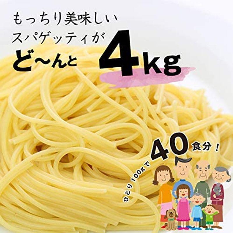 食品 選べる4種類パスタ 麺 スパゲッティ 国産 乾燥 送料無料 業務用 4kg 1.7mm 1.9mm 長期保存 保存食 非常食 備蓄 常温保存