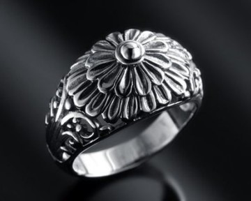 創銀坊 菊紋花葵925純銀戒指菊花向日葵家徽太陽花豐臣秀吉德川家康織田信長戒子 R Yahoo奇摩拍賣 Line購物