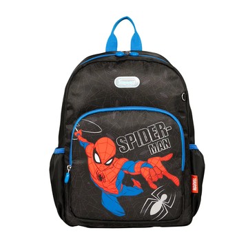 怡寶 蜘蛛人可裝A4後背包-黑