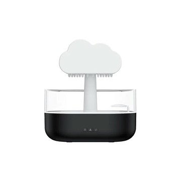 雲朵雨滴香薰機 水氧機 香氛機 加濕器 擴香機 精油噴霧器 芳香噴霧機 氛圍燈-JM