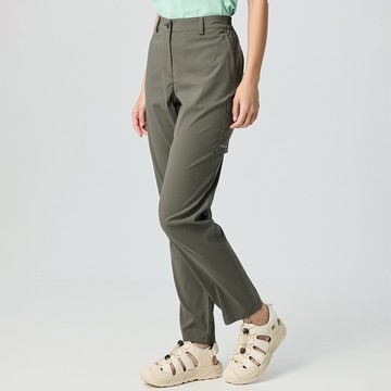 女款彈性長褲(A1PAGZ03W軍綠/機能長褲/彈性褲/MIT台灣製)