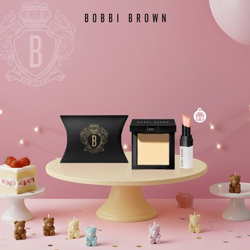 獨家贈迷你護唇膏✨【Bobbi Brown】輕隱毛孔柔焦蜜粉餅 #吸油定妝首選 定妝神器 生日快樂｜壽星禮盒｜享客製刻印