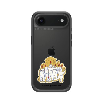 iPhone Air Mod NX -邊框背蓋組合 (相機按鈕) 黑 - Positive Vibes / 正好能量 - 燃燒 綻放