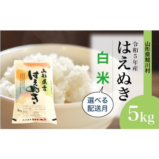 ＜令和5年産＞ 鮭川村産 はえぬき  5kg （5kg×1袋）