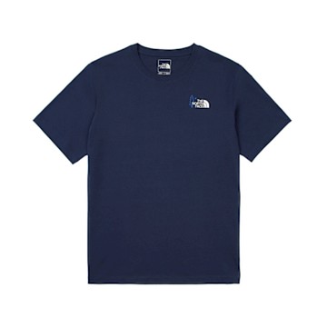 The North Face 北臉 短袖上衣 男 女 中性 U RLX SUMMER CAMP SS TEE 藍 NF0A8DBV8K2