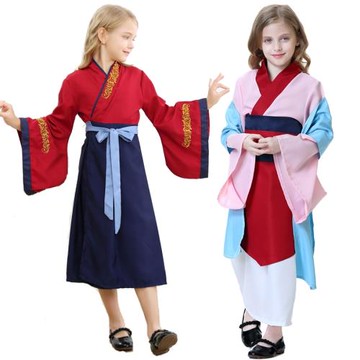 兒童花木蘭寶寶生日派對漢服古裝
