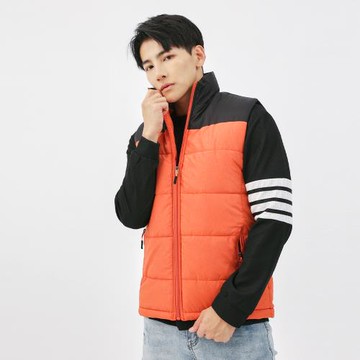 【KISSDIAMOND】輕量科技保暖棉防風立領背心(輕量/保暖/百搭/L-5XL/KDC-A18/桔色)