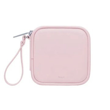 BUBM 純色簡約輕便高 快充 充電器收納包 耳機包 大容量 防水防刮 PU 迷你耳機包 旅行收納包