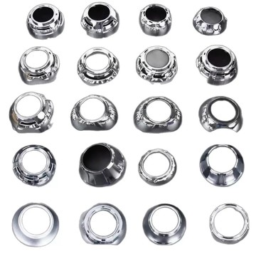 卡嗶嚴選 台灣現貨汽車機車摩托車大燈三吋2.5吋海拉Q5偉世通魚眼專用飾圈罩子 DIY