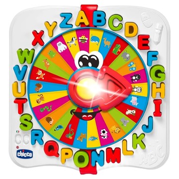 Chicco 聲光字母動物語言學習機 可切換英語/義大利語 3種播放模式 字母模式 動物模式 測驗模式  1個