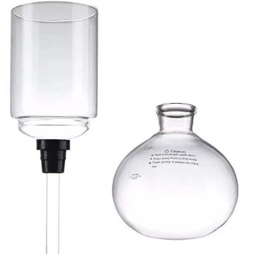 虹吸壺配件3人5人份上下壺虹吸式咖啡壺通用玻璃壺上座下座配套