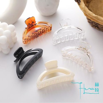 Hera 赫拉  法式風格復古扇形髮夾/大抓夾-四入組