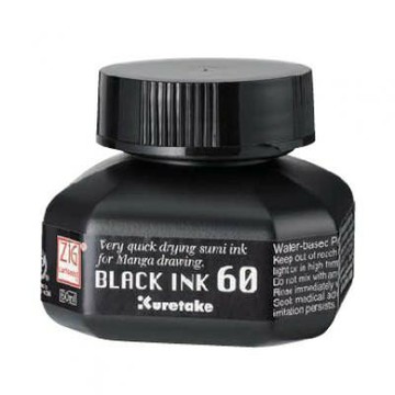 吳竹Kuretake CNCE104-6 ZIG 漫畫用墨液 黑色【APP滿額下單10%點數(單一帳號最高1500點)】8/31止