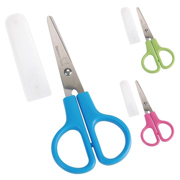 【龍品文創】 SDI 手牌 0857D 5.25" 兒童迷你安全剪刀 附保護蓋