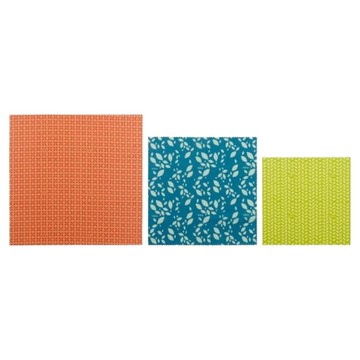 Trudeau Eco 蜂蠟保鮮布  花葉  1組