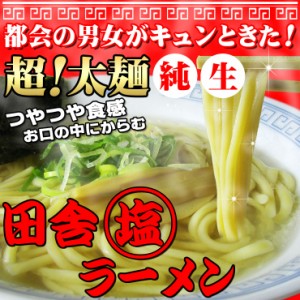 純生田舎塩ラーメン4人前スープ付