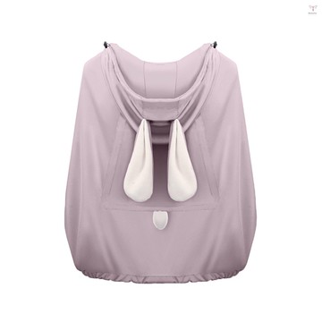 嬰兒背帶罩連帽彈力斗篷適用於嬰兒防風柔軟嬰兒推車罩帶口袋