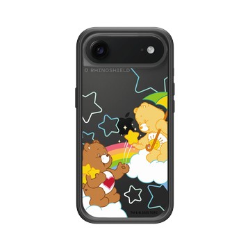 iPhone Air Mod NX -邊框背蓋組合 (相機按鈕) 黑 - Care Bears - 熊滿星空