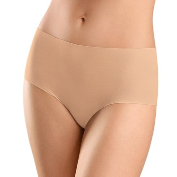 【HANRO】INVISIBLE COTTON高腰三角褲 XS-L(膚)