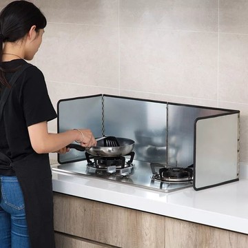 擋油板加厚薄款耐用日本創意擋油板耐高溫可折疊收納清洗方便