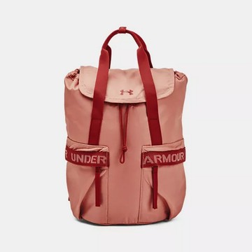 【UNDER ARMOUR】Favorite 後背包 女包 電腦包 粉色-1369211-696