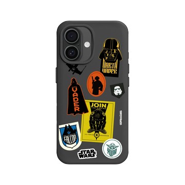 iPhone 16 SolidX 黑 - 迪士尼-星際大戰 Star Wars - 星球大戰-貼紙系列