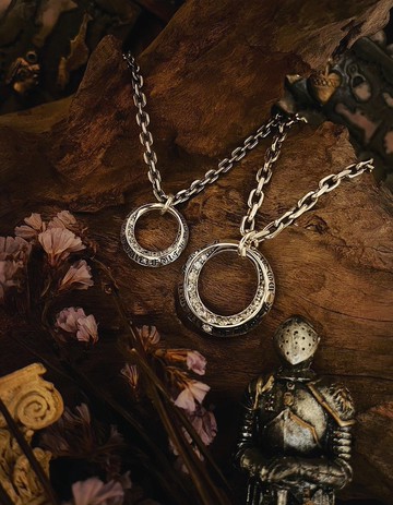 【情人節】永恆Eternal Silver/純銀/墜飾/附皮繩可調整長度