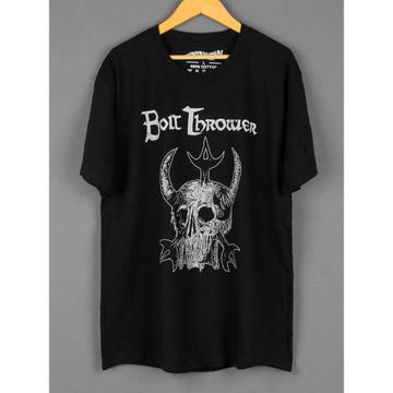 Bolt Thrower投矛器死亡金屬水洗純棉日常休閑小眾男圓領短袖T恤