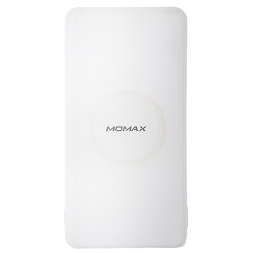 MOMAX Q.Power Slim 無線充電行動電源 5000mAh 雙口輸入 支援Type-C / Micro USB 11mm輕薄  IP85  白色